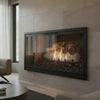 Rainbow Fireplace Glass Doors | Custom Prefab Fit — fire animation (loop)