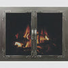 Rustic - Masonry and Prefab  Fireplace Glass Doors | Custom — fire animation