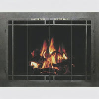 Sierra Windows Pane - Custom Steel Masonry & Prefab Fireplac — fire animation