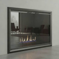 Apex - Masonry & Prefab Fireplace Glass Doors | Custom — fire animation