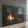 Carolina Window Pane - Masonry & Prefab Fireplace Glass Door — fire animation (loop)