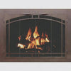 Sierra Arch Pane - Custom Steel Masonry & Prefab Fireplace D — fire animation