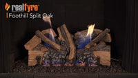 Real Fyre video: Foothill Split Oak with G19A burner. Size and configuration may vary.