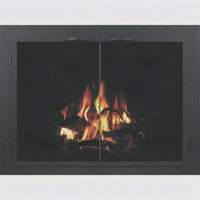 Sierra - Custom Steel Masonry & Prefab Fireplace Doors — fire animation