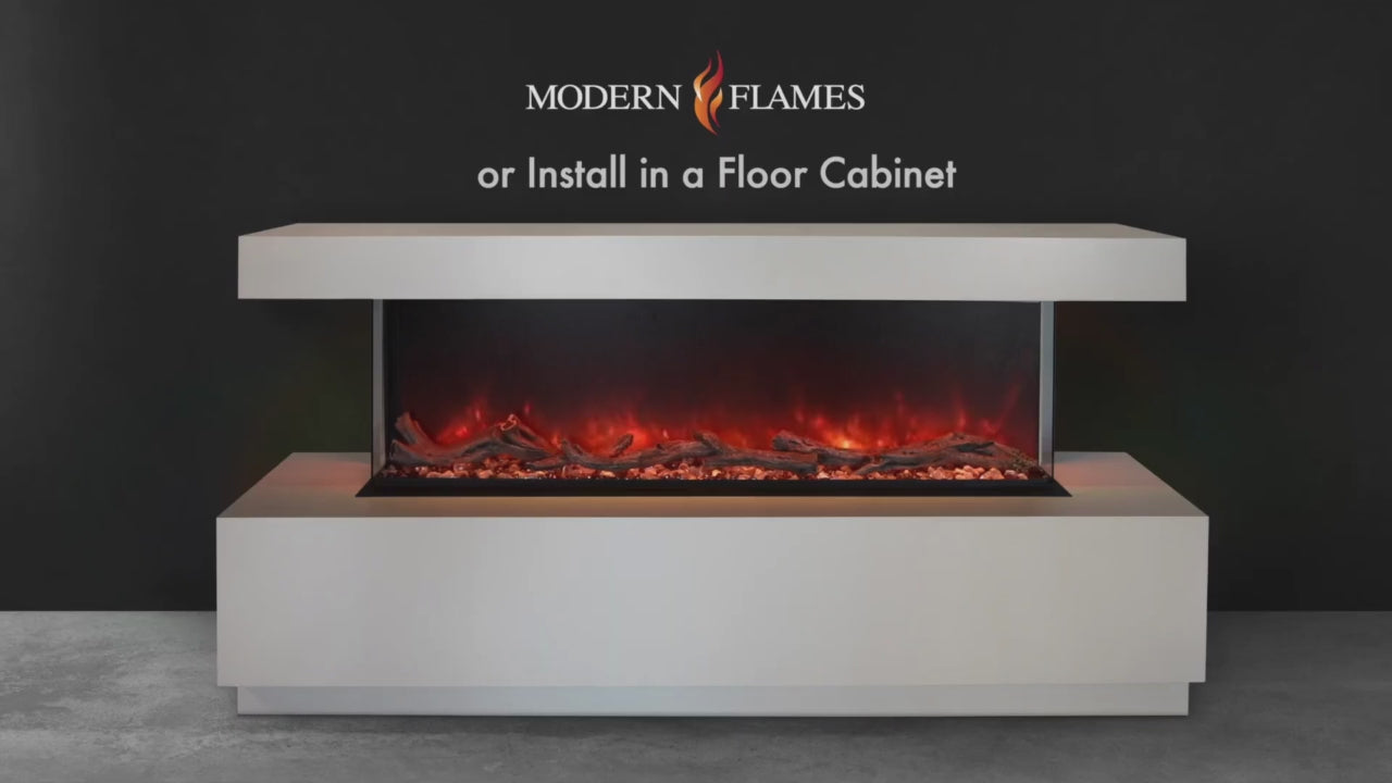 Modern Flames Landscape Pro Multi 68-Inch Three-Sided Electric Fireplace - Model LPM-6816