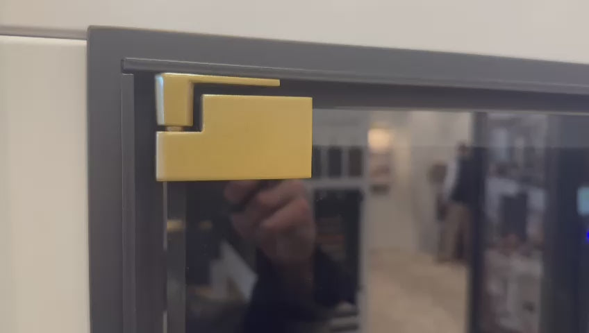 SlimLinePro - Masonry & Prefab Steel Fireplace Glass Doors