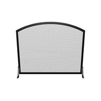 Custom Steel Arch Fireplace Screen (Carolina) – Free Standing, Custom Fit