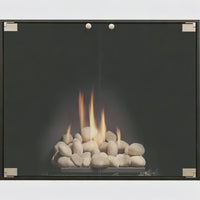 SlimLinePro - Masonry & Prefab Steel Fireplace Glass Doors | — fire animation