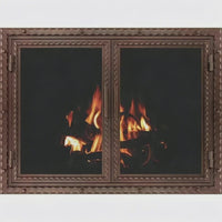 Smithline- Masonry and Prefab Fireplace Glass Doors | Custom — fire animation