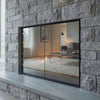 Odyssey - Masonry & Prefab Solar Reflective Fireplace Glass  — fire animation (loop)