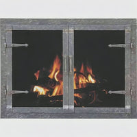 Forged Iron - Masonry and Prefab Fireplace Glass Doors | Cus — fire animation