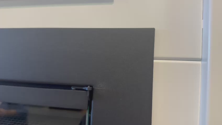 Belmont - Custom Masonry Fireplace Glass Doors by Stoll Industries