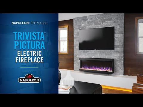 Trivista™ Pictura 50 Three-sided Wall Hanging Electric Fireplace