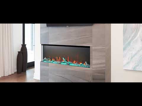 Trivista™ Primis 60 Three-sided Built-in Electric Fireplace - Model NEFB60H-3SV