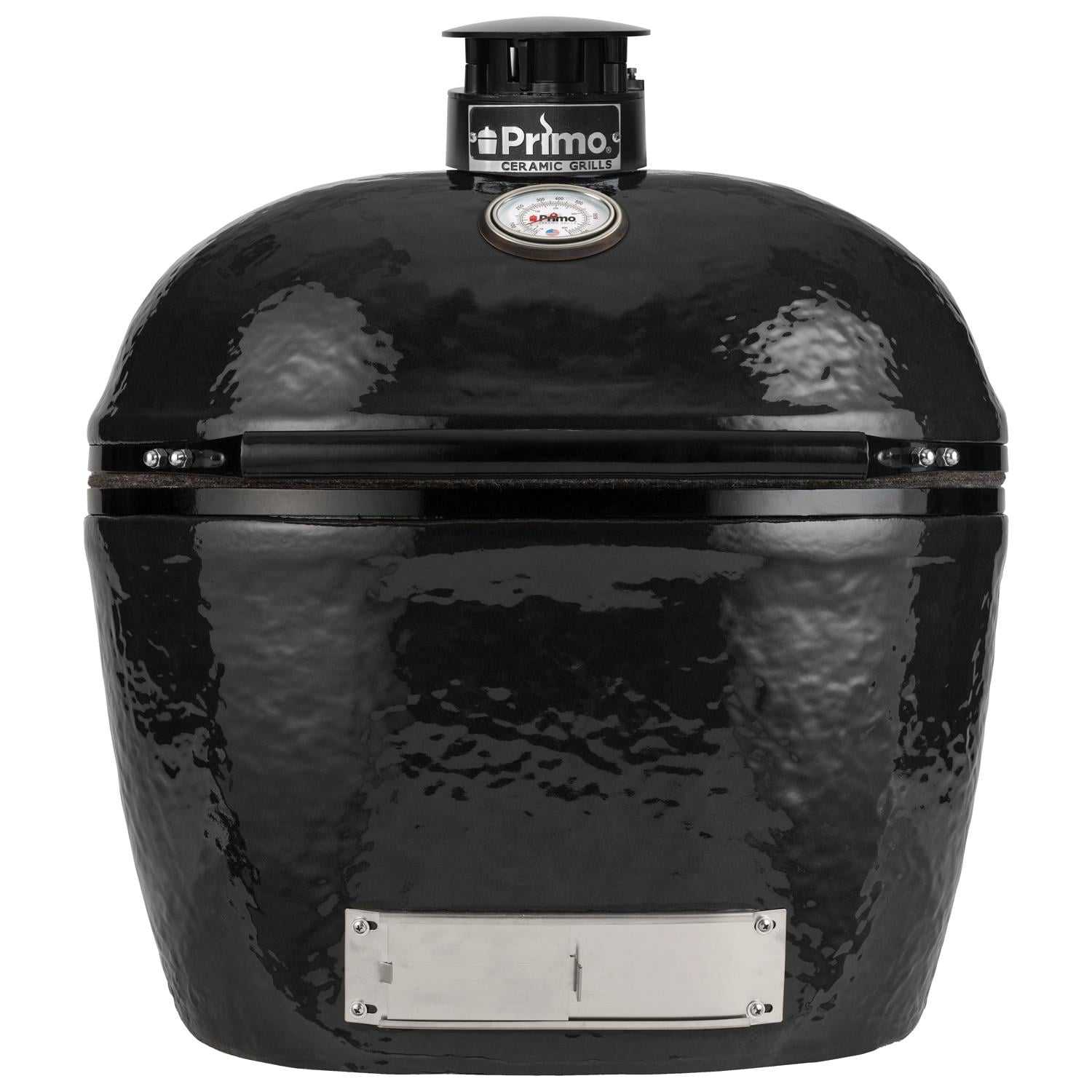 Primo Oval Junior 200 Ceramic Kamado Grill With Stainless Steel Grates - ExceptionalFire