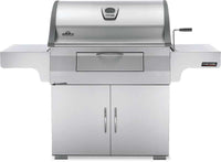 Napoleon Professional 605 Charcoal Grill with Cart - Stainless Steel