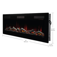 Sierra Linear 72" Electric Fireplace - Model SIL72