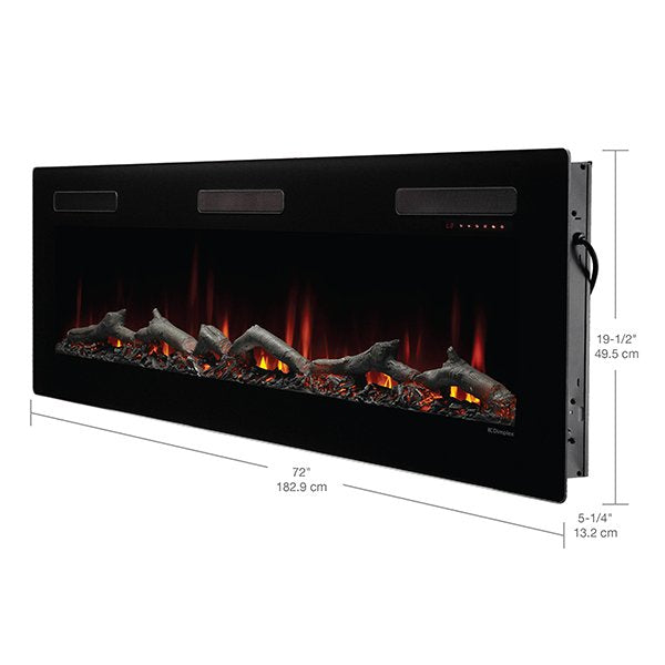 Sierra Linear 72" Electric Fireplace - Model SIL72