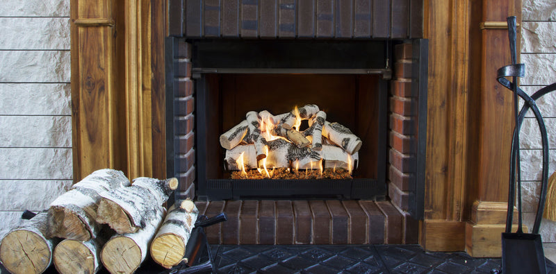 30" Quaking Aspen Vented Gas Log Set | Grand Canyon