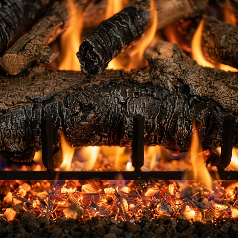 Real Fyre Charred Colonial Oak Vented Gas Log Set