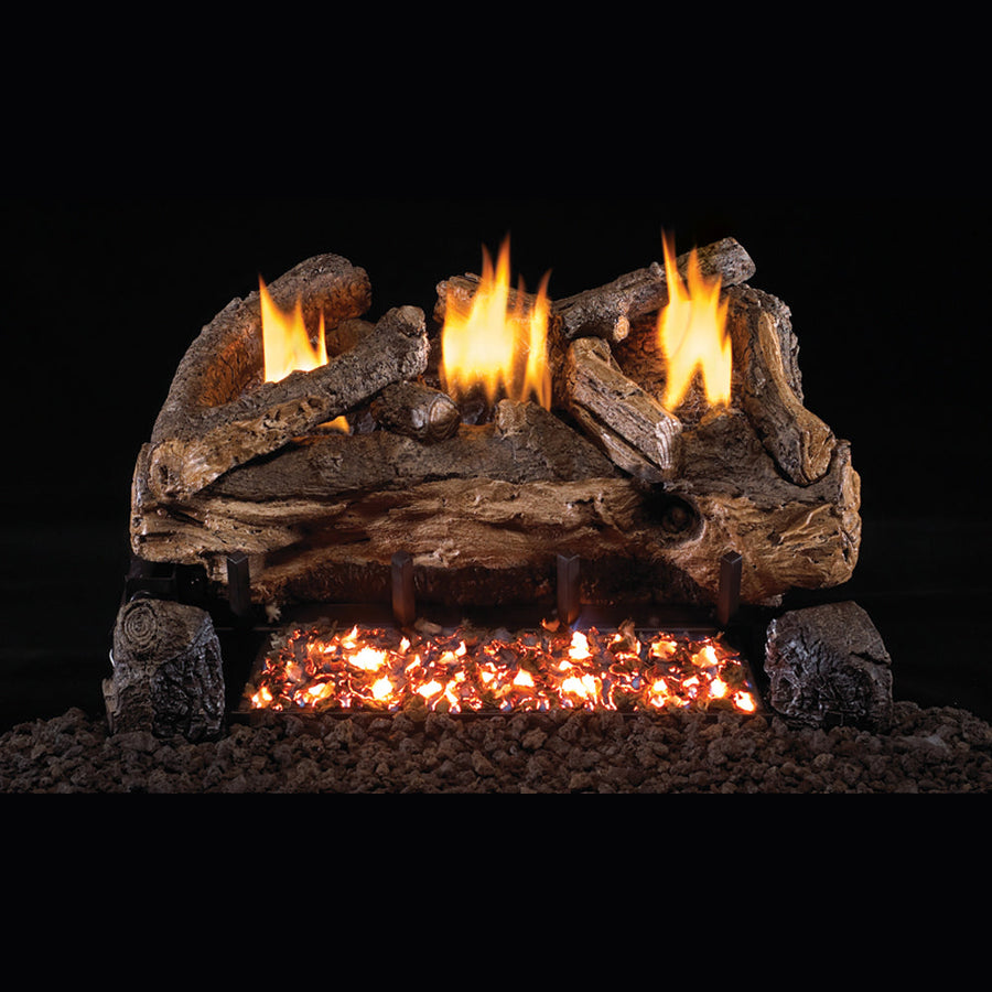 Peterson Evening Fyre Split Refractory Ventless Gas Logs