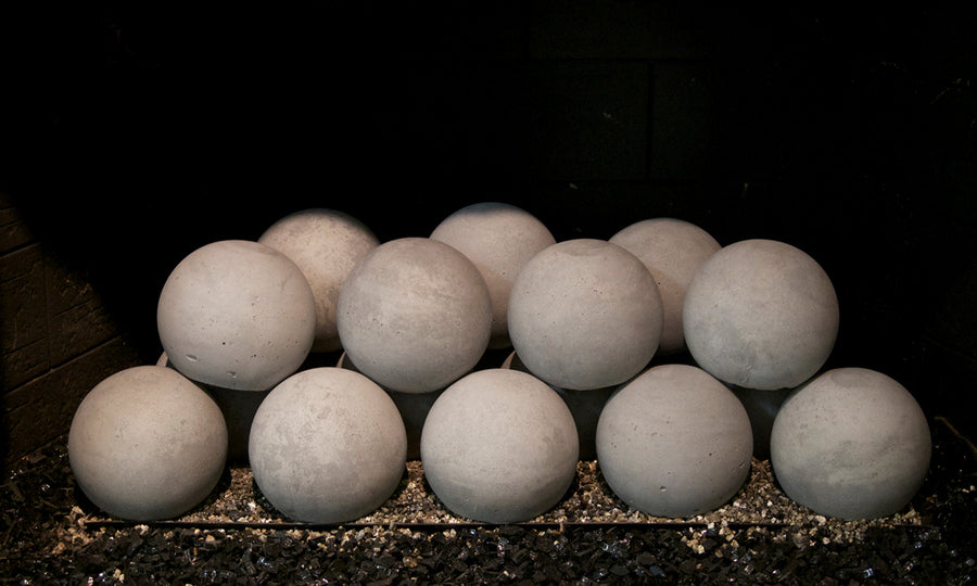 4-inch Graystone Fyre Spheres Vented Set