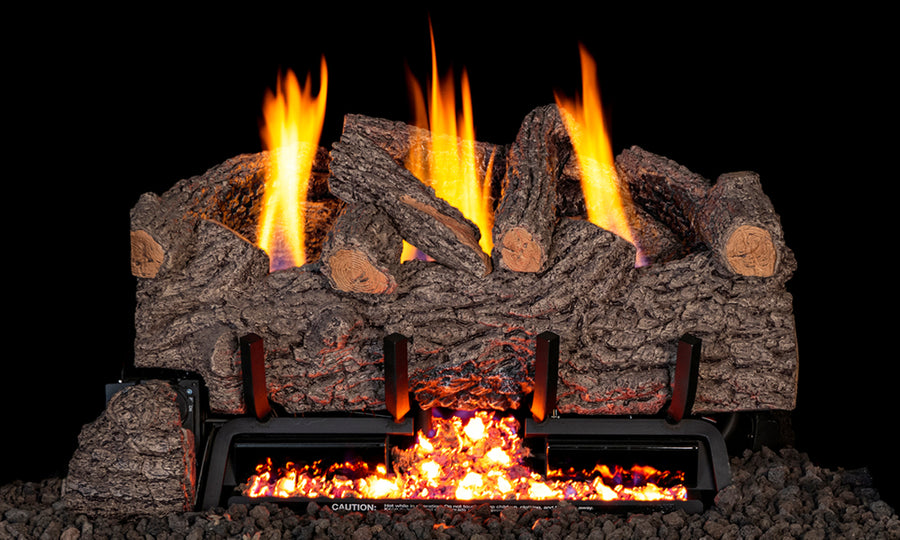 16/18" Gnarled Oak Vent-Free Gas Log Set