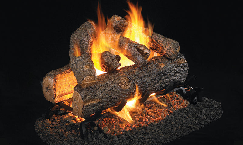 Real Fyre RDP-2 — original manufacturer model photograph. Arrangement and burner hardware vary by size and configuration.