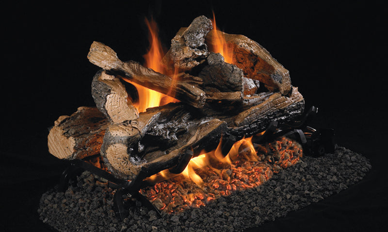 Real Fyre RRSO-2 — original manufacturer model photograph. Arrangement and burner hardware vary by size and configuration.