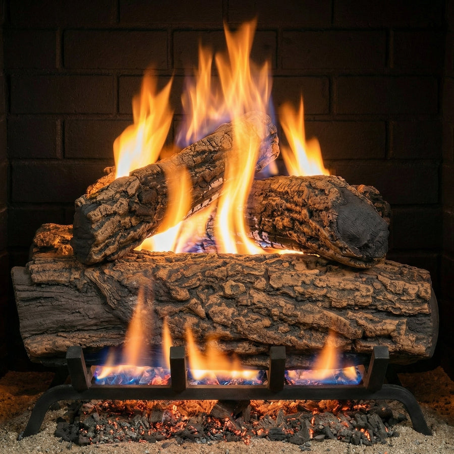 Country Oak Gas Log Set