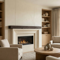 Smokehouse Non-Combustible Concrete Mantel Shelf Roasted Chestnut Finish