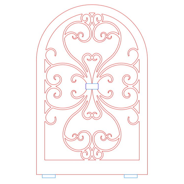 Rustic black screen arch custom design fireplace screen 26.5" height by 17" width with steel frame