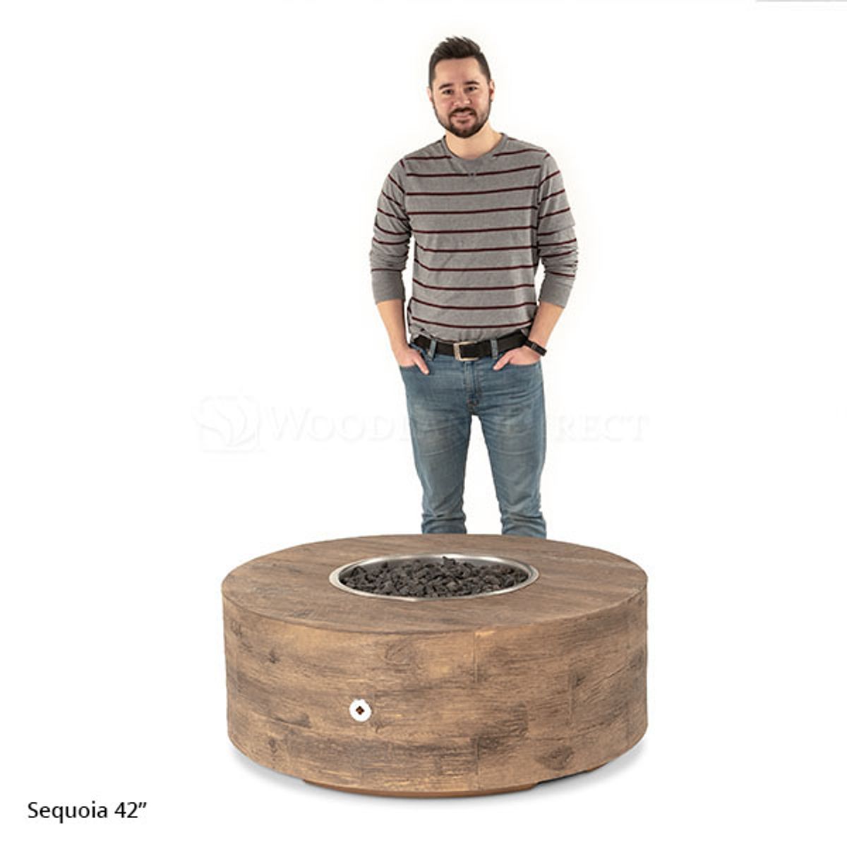 Sequoia Gas Fire Pit - Low Profile