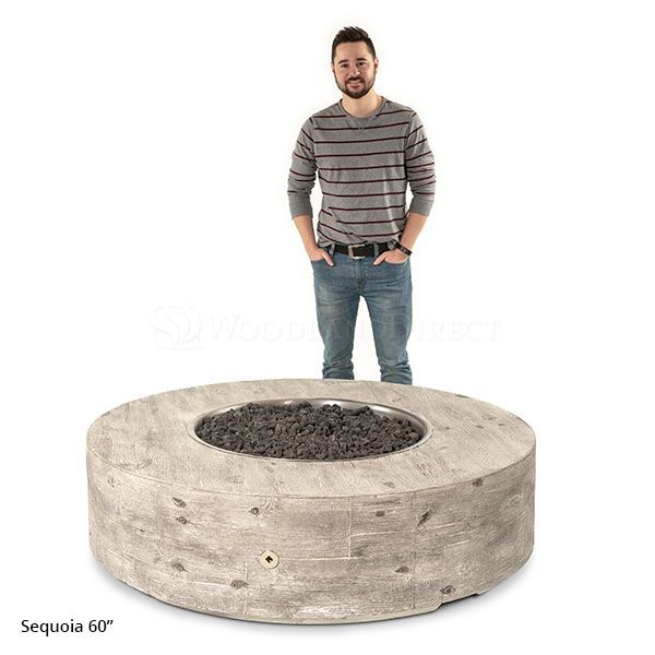 Sequoia Gas Fire Pit - Low Profile