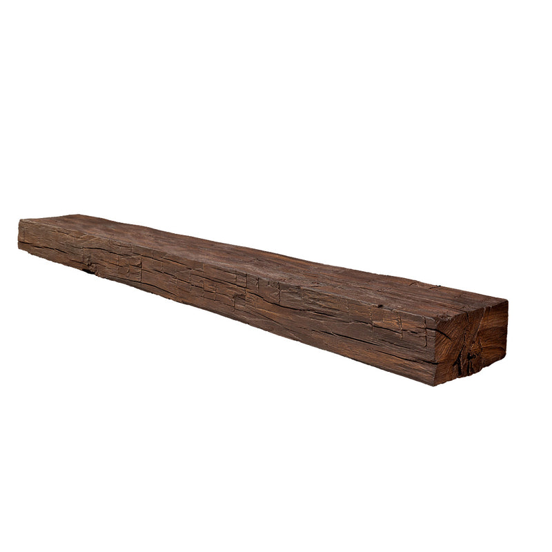 Smokehouse Non-Combustible Concrete Mantel Shelf Maduro Finish