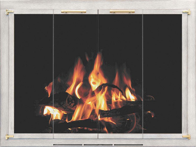 Heritage - Masonry Steel Fireplace Glass Doors