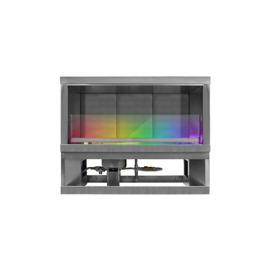 Firegear Kalea Bay 36-Inch Outdoor Gas Fireplace with LED Lighting