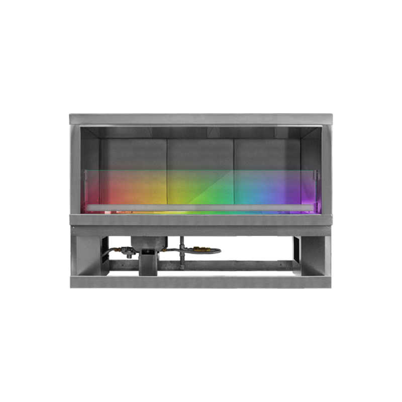 Firegear Kalea Bay 48-inch LED fireplace — manufacturer model photograph distributed by supplier