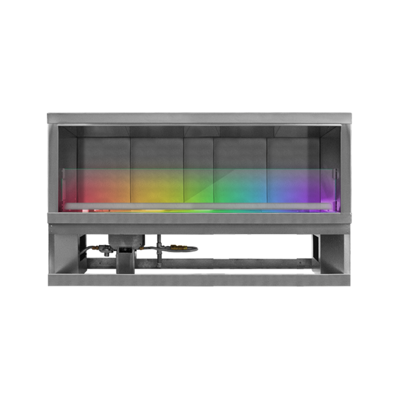 Firegear Kalea Bay 60-inch LED fireplace — manufacturer model photograph distributed by supplier