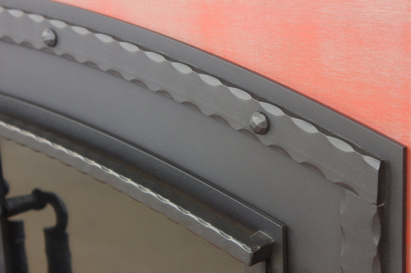 Smithline - Arch - Masonry and Prefab Fireplace Glass Doors - ExceptionalFire