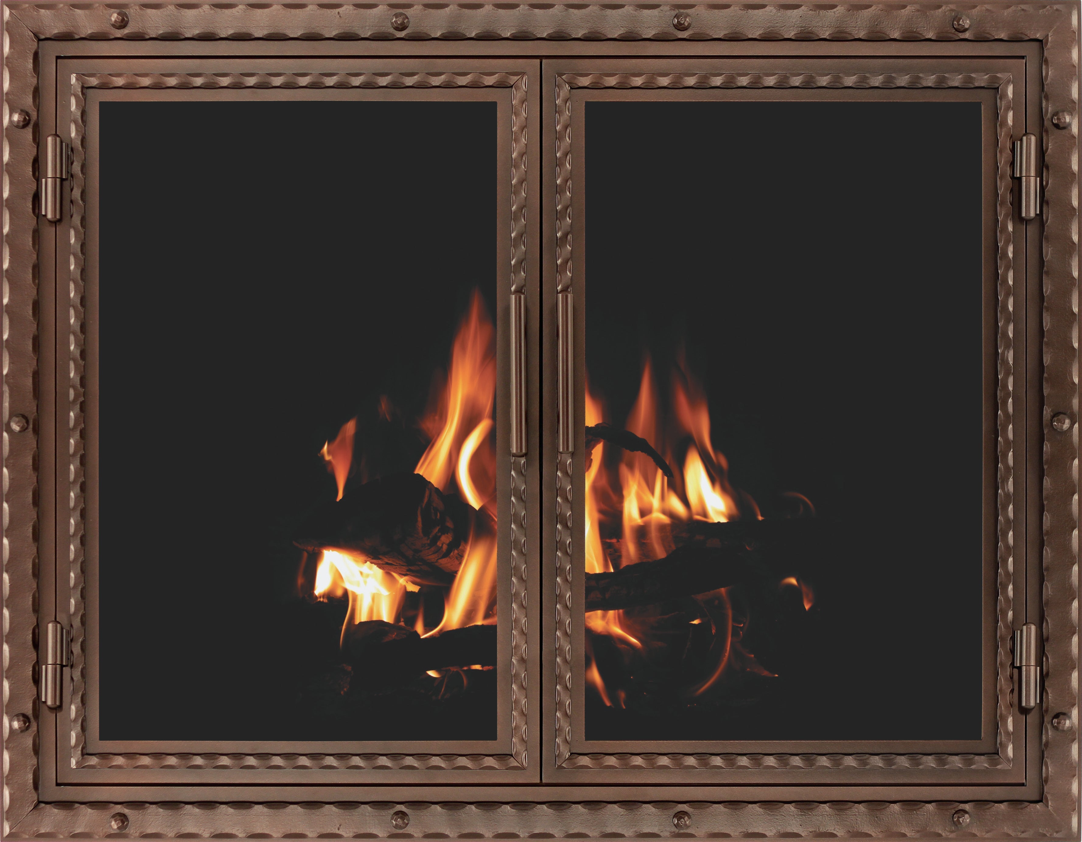 Smithline - Arch - Masonry and Prefab Fireplace Glass Doors