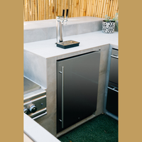 Summerset 24" 6.6 Cu. Ft. Deluxe Outdoor-Rated Double Tap Kegerator