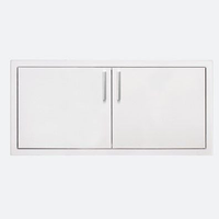 Summerset 36" 2-Drawer Dry Storage Pantry & Enclosed Cabinet Combo