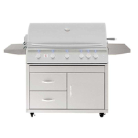 Summerset Sizzler 40-Inch Deluxe Freestanding Grill Cart