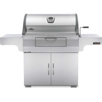 Napoleon Professional 605 Charcoal Grill with Cart - Stainless Steel