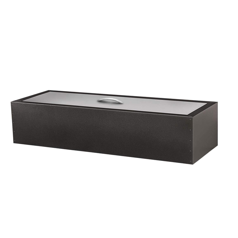 Napoleon Patioflame 48" Linear Gas Fire Pit - Hammertone Pewter Cabinet