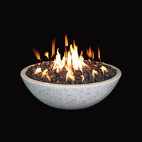 Grand Canyon 48" x 16" GFRC Round Fire Bowl