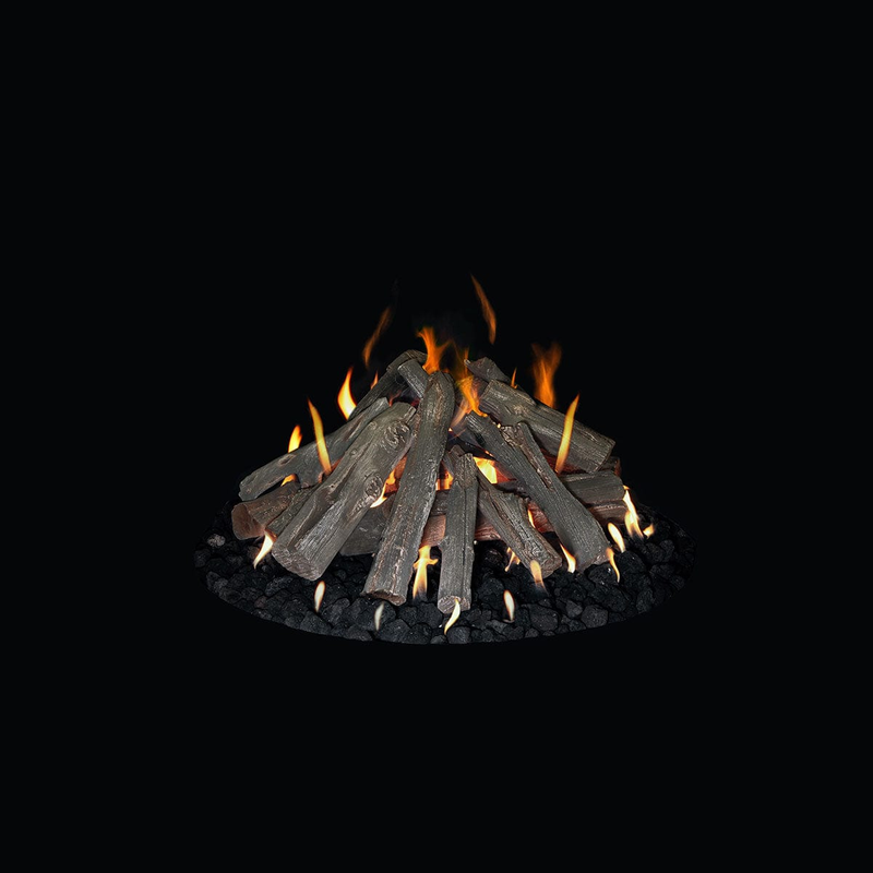 Grand Canyon 36" Tee-Pee Stack Outdoor Fire Pit Burner Kit - Propane, Electronic Ignition (WBECS)