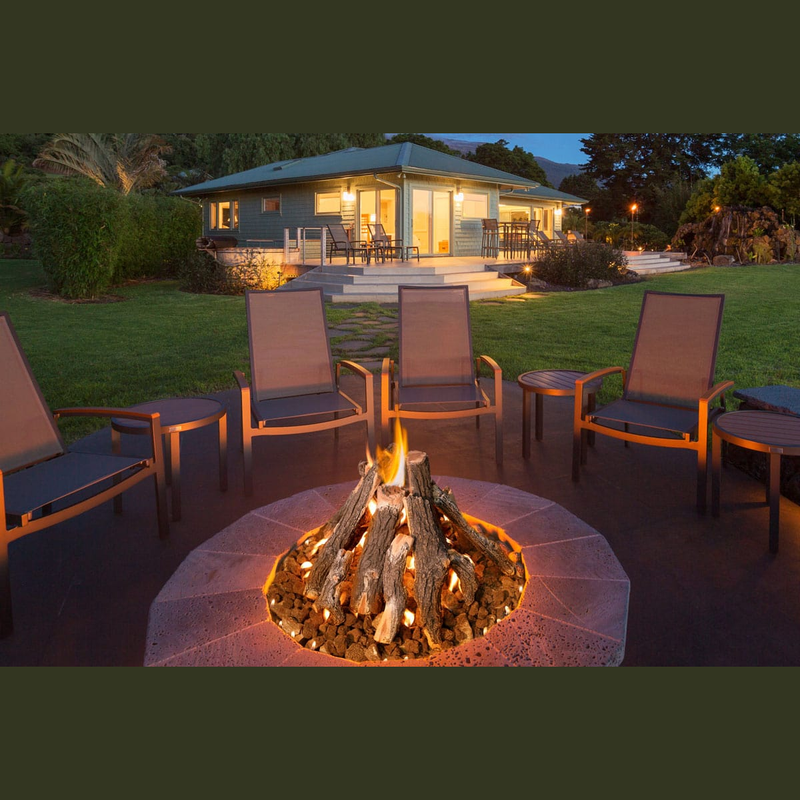 Grand Canyon 48" Round Flat Stack Fire Pit Burner Kit - Electronic Ignition (WBECS)