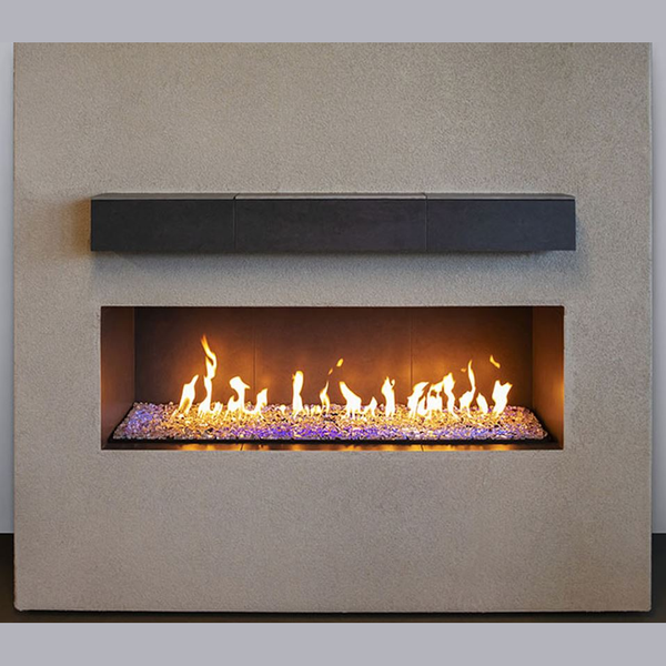 Grand Canyon Bedrock 60" Contemporary Linear Drop-In Vented Gas Burner & Case